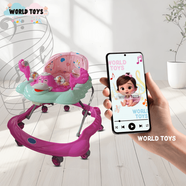 ANDADOR MUSICAL «DUCKY PLUS» CON BLUETOOTH DARK PINK - 5