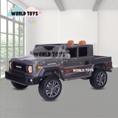 CARRO A BATERÍA PARA NIÑOS «TUNDRA » LUCES LED GRAY - 6