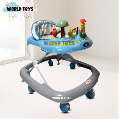 ANDADOR CON TABLERO MUSICAL «HONGUITO II» LIGHT BLUE - 2