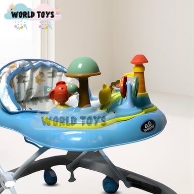 ANDADOR CON TABLERO MUSICAL «HONGUITO II» LIGHT BLUE - 4