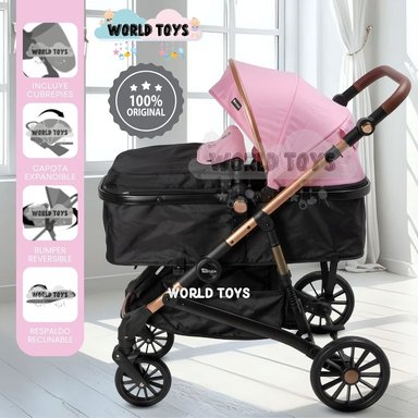 COCHE MOISÉS TRAVEL SYSTEM «INFINITIVE GOLD II» DE LUJO GRAY - 1