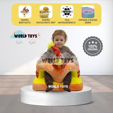 ASIENTO DE APOYO (ESTIMULACION) PARA BEBÉS «BARTOLITO» ANIMAL - 1