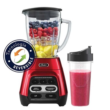 LICUADORA CON TECNOLOGÍA REVERSIBLE 1.5 LTS OSTER BLSTPYG1310RBG ROJO - 1