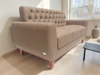 SOFA LINEA UNO MUEBLES VIENNA 3 CUERPOS TRIGO - 2