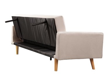 SOFÁ CAMA PAZART MUEBLES MATTEO GRIS CLARO GRIS CLARO FUTÓN - 5