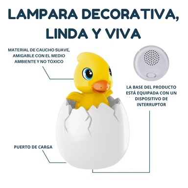Lámpara de dinosaurios Led Recargable 130 canciones- PTEROSAUR - 2