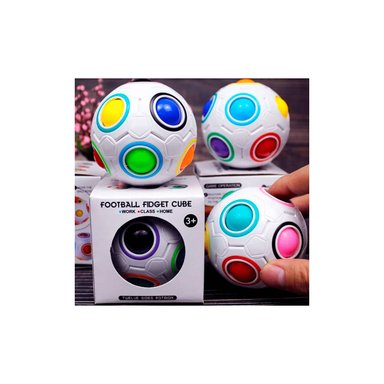 BOLA MÁGICA ROMPECABEZAS ANTI ESTRÉS FIDGET ARCOÍRIS - 3