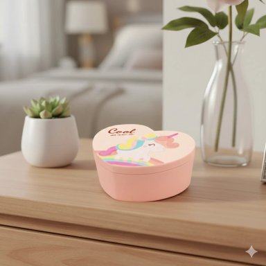 ORGANIZADOR DE JOYAS EN FORMA DE CORAZÓN - COOL ROSADO - 2