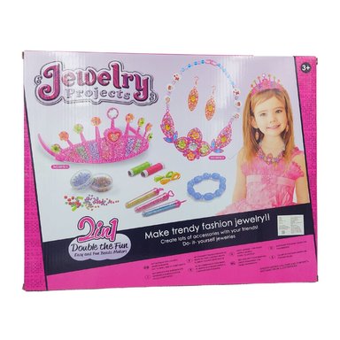 SET PARA CREAR JOYERÍA NIÑAS CUENTA CORONA - 1