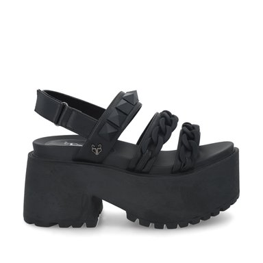 SANDALIAS MUJER GOTTA NEGRO PLATAFORMA 15675 - 1