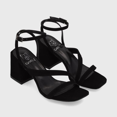 SANDALIAS MUJER GOTTA NEGRO TACO 35132 - 3