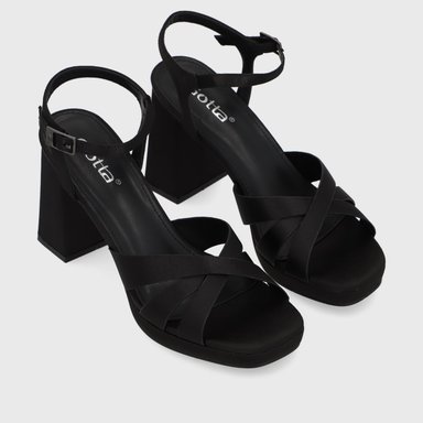 SANDALIAS MUJER GOTTA NEGRO TACO 45902 - 3