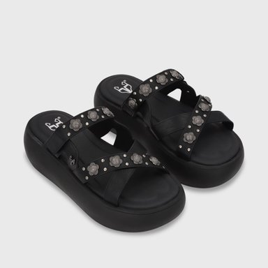 SANDALIAS MUJER GOTTA NEGRO PLATAFORMA 43035 - 3