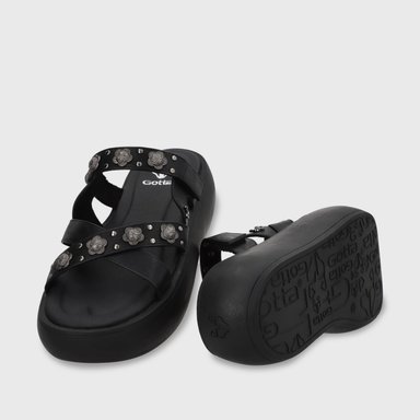 SANDALIAS MUJER GOTTA NEGRO PLATAFORMA 43035 - 7