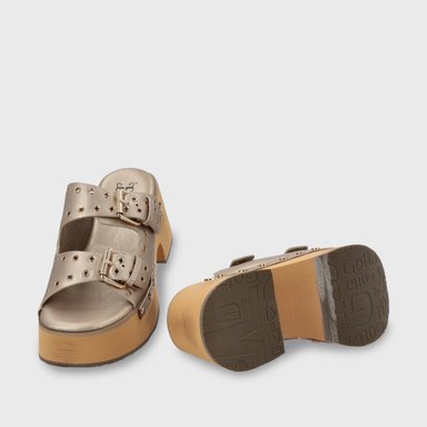 SANDALIAS MUJER GOTTA DORADO PLATAFORMA 35266 - 7