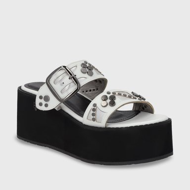 SANDALIAS MUJER GOTTA BLANCO PLATAFORMA 15620 - 2
