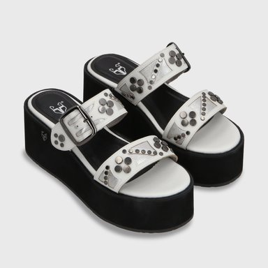SANDALIAS MUJER GOTTA BLANCO PLATAFORMA 15620 - 3