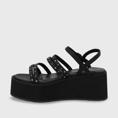 SANDALIAS MUJER GOTTA NEGRO PLATAFORMA 15629 - 4