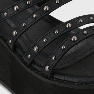 SANDALIAS MUJER GOTTA NEGRO PLATAFORMA 15629 - 6