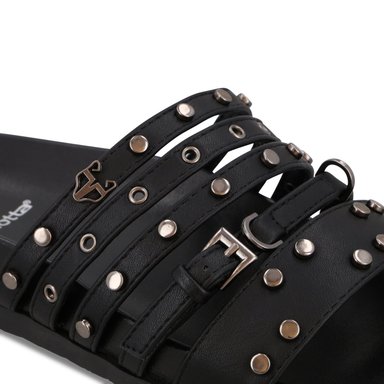 SANDALIA NEGRA MUJER 64160 - 6