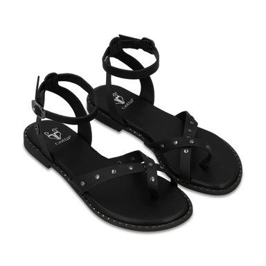 SANDALIA NEGRA MUJER 64140 - 3