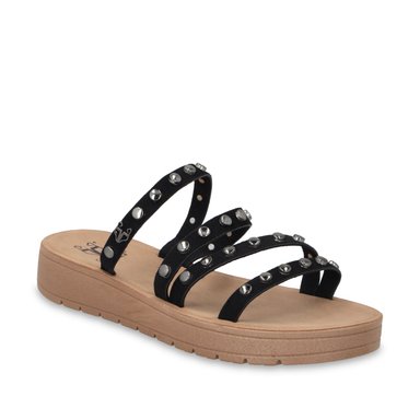 SANDALIA NEGRA MUJER 65691 - 2