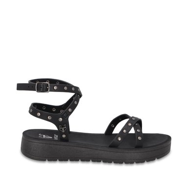 SANDALIA NEGRA MUJER 65690 - 1