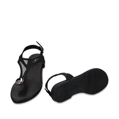 SANDALIA NEGRA MUJER 64122 - 7
