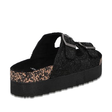SANDALIA PLATAFORMA NEGRO MUJER 65951 - 9