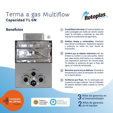 TERMA A GAS MULTIFLOW 7L GN - 5