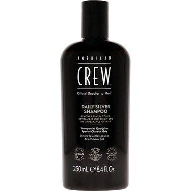 SHAMPOO AMERICAN CREW SILVER 250ML + DAILY CONDITIONER 250ML MEN - 2