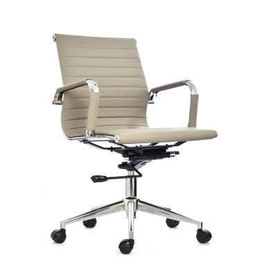 SILLA DE ESCRITORIO BONNO MARRÓN BOSS TAUPE - 4