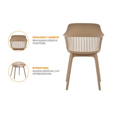 SILLA DE DISEÑO BONNO GALES ARENA - 3