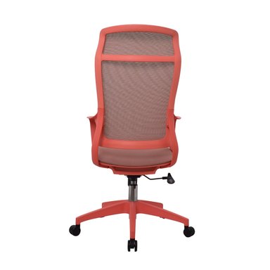 SILLA DE ESCRITORIO RIGS FULL MALLA ROSADA BONNO - 4