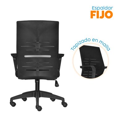 SILLA EJECUTIVA FRANZ MALLA NEGRA BONNO - 3