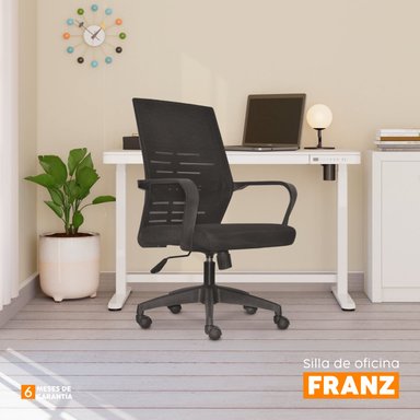 SILLA EJECUTIVA FRANZ MALLA NEGRA BONNO - 6