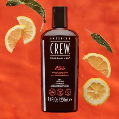 SHAMPOO AMERICAN CREW 3 IN 1 450ML CONDITIONER Y BODY WASH - 2