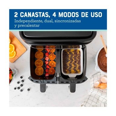FREIDORA DE AIRE OSTER CKSTAF7MCDDF 7.6L DIGITAL DUAL - 4
