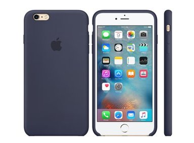 CASE IPHONE 7 8 PLUS FUNDA SILICONE AZUL - 1