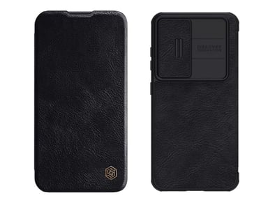 CASE SAMSUNG GALAXY S23 NILLKIN FLIP COVER QIN LEATHER NEGRO - 1