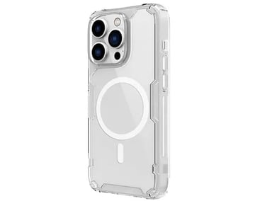 CASE IPHONE 14 PRO NILLKIN NATURE PRO MAGNÉTICO MAGSAFE CLEAR + MICA VIDRIO - 2