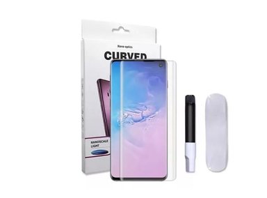 MICA DE VIDRIO TEMPLADO UV PARA SAMSUNG S10 TRANSPARENTE - 1