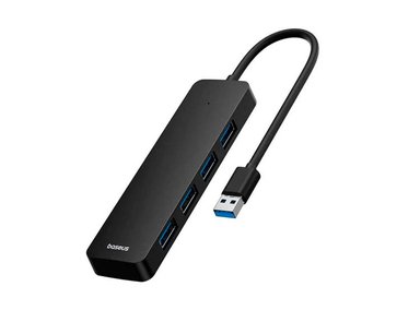 ADAPTADOR BASEUS 4EN1 HUB ULTRAJOY LITE USB-A A USB 3.0 50CM - NEGRO - 3