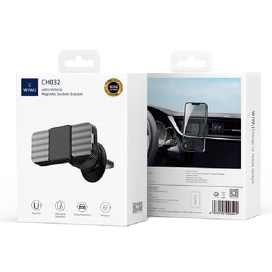 SOPORTE MAGNETICO PARA CELULAR WIWU CH032 PARA LA REJILLA NEGRO - 1