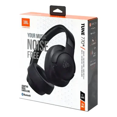 AUDÍFONOS BLUETOOTH JBL TUNE 770BT NC 70 HORAS - NEGRO - 1