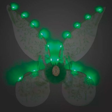 DISFRAZ DISNEY VERDE TINKER BELL ALAS ILUMINADAS - 2