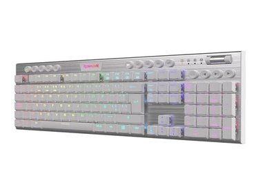 REDRAGON - TECLADO HORUS K618W RGB WIRELESS SWITCH RED WHITE - 3
