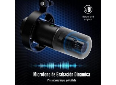 FIFINE - MICRÓFONO AMPLITANK K688 USBXLR DYNAMIC - NEGRO - 4