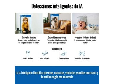CÁMARA DE SEGURIDAD TP-LINK TAPO C220 WIFI 2K QHD 4MP 2560 X 1440 PX - 3