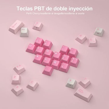 ROYAL KLUDGE - TECLADO R75 WIRED 75% PINK MELODY SWITCH CREAMY - 2